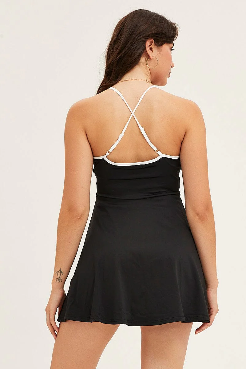 Black Activewear Dress - Image 6