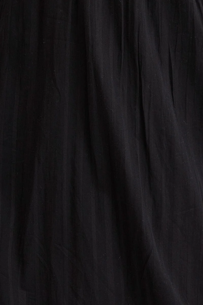 Black Midi Dress Long Sleeve Evening - Image 6