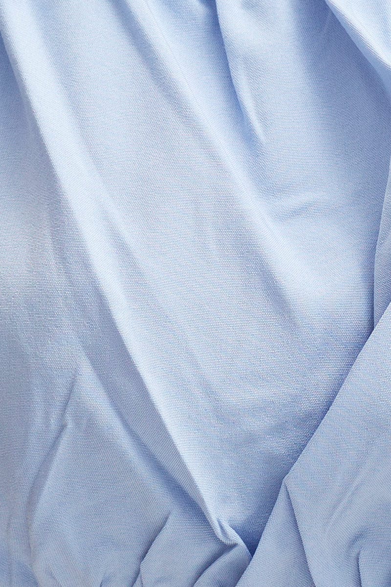 Blue Bralette Top Sleeveless - Image 6