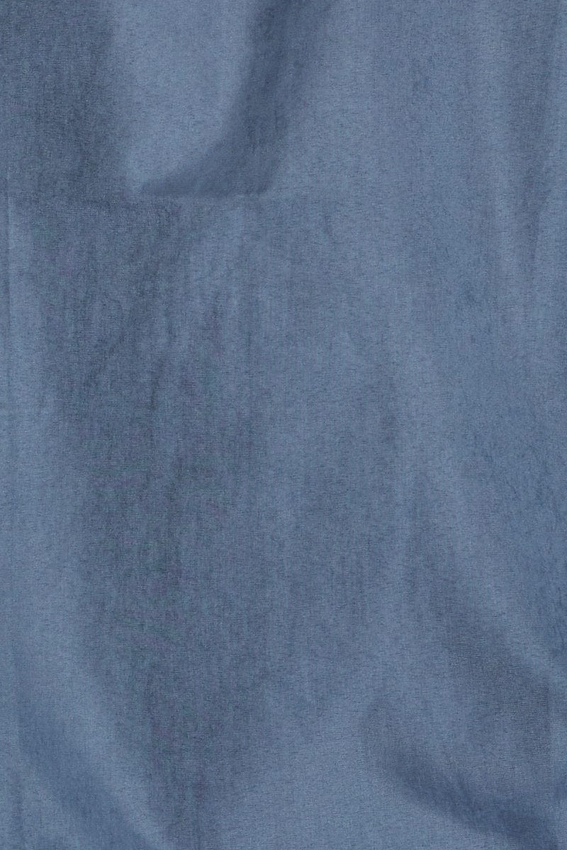 Blue Roll Neck With Cord Shirt - Image 6