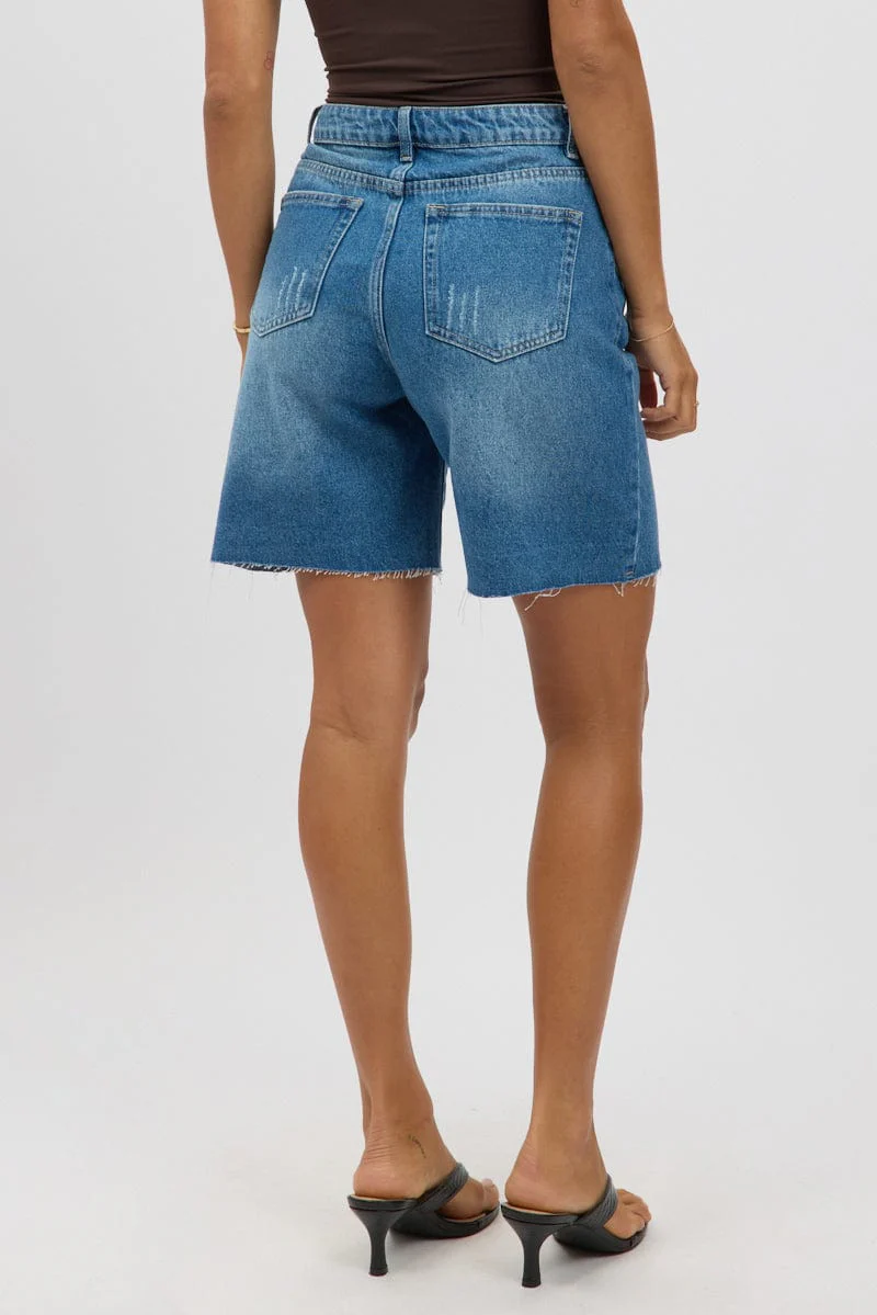 Denim Jorts Mid Rise - Image 5
