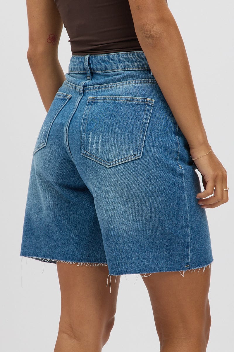 Denim Jorts Mid Rise - Image 6