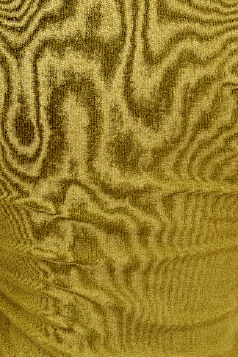 Green Slinky Jersey Long Sleeve Top - Image 6