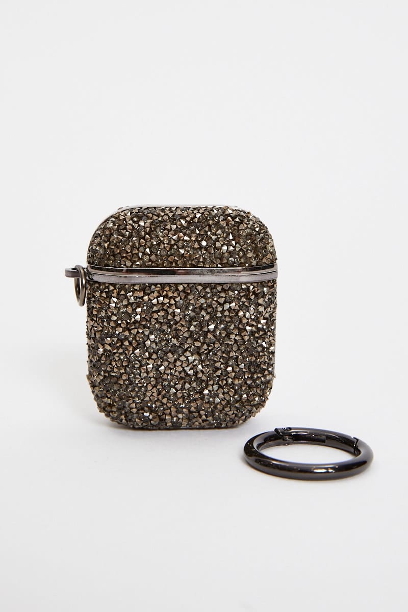 Grey Shimmer Air Pod Case - Image 3