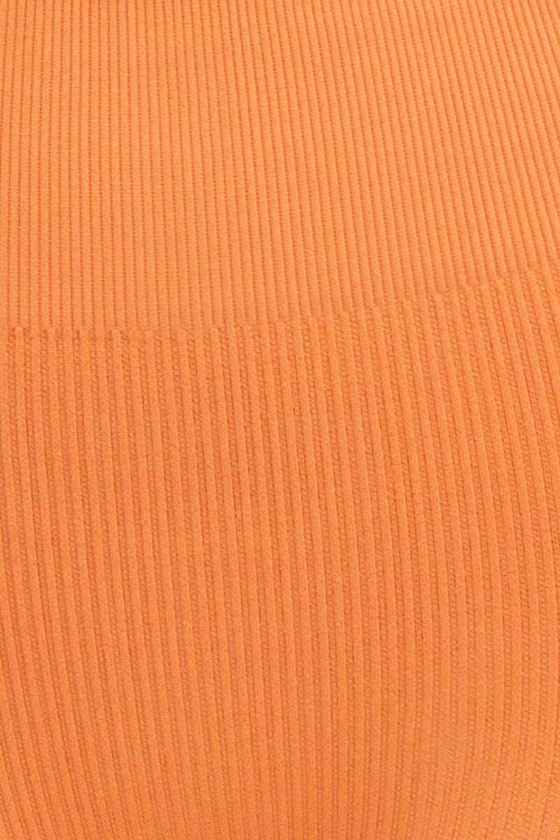 Orange Activewear High Rise Legging Seamless - Image 6