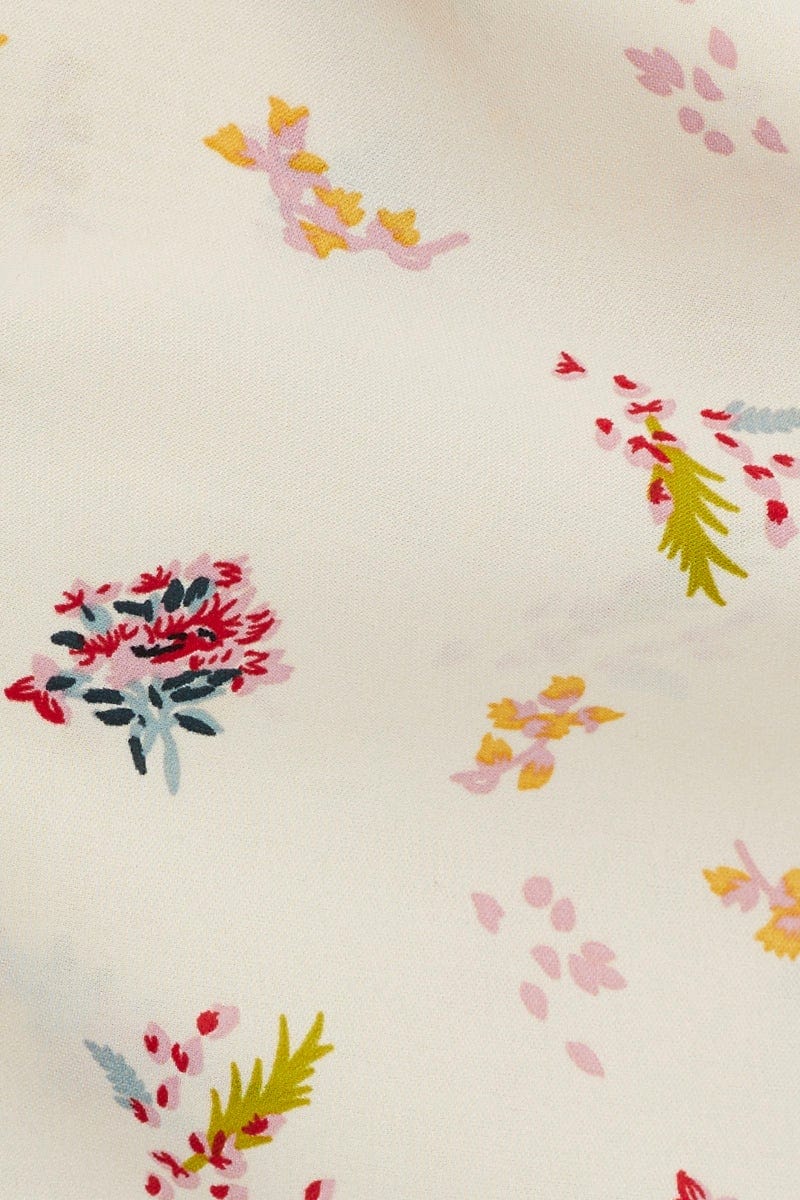 Print Cowl Neck Top - Image 6