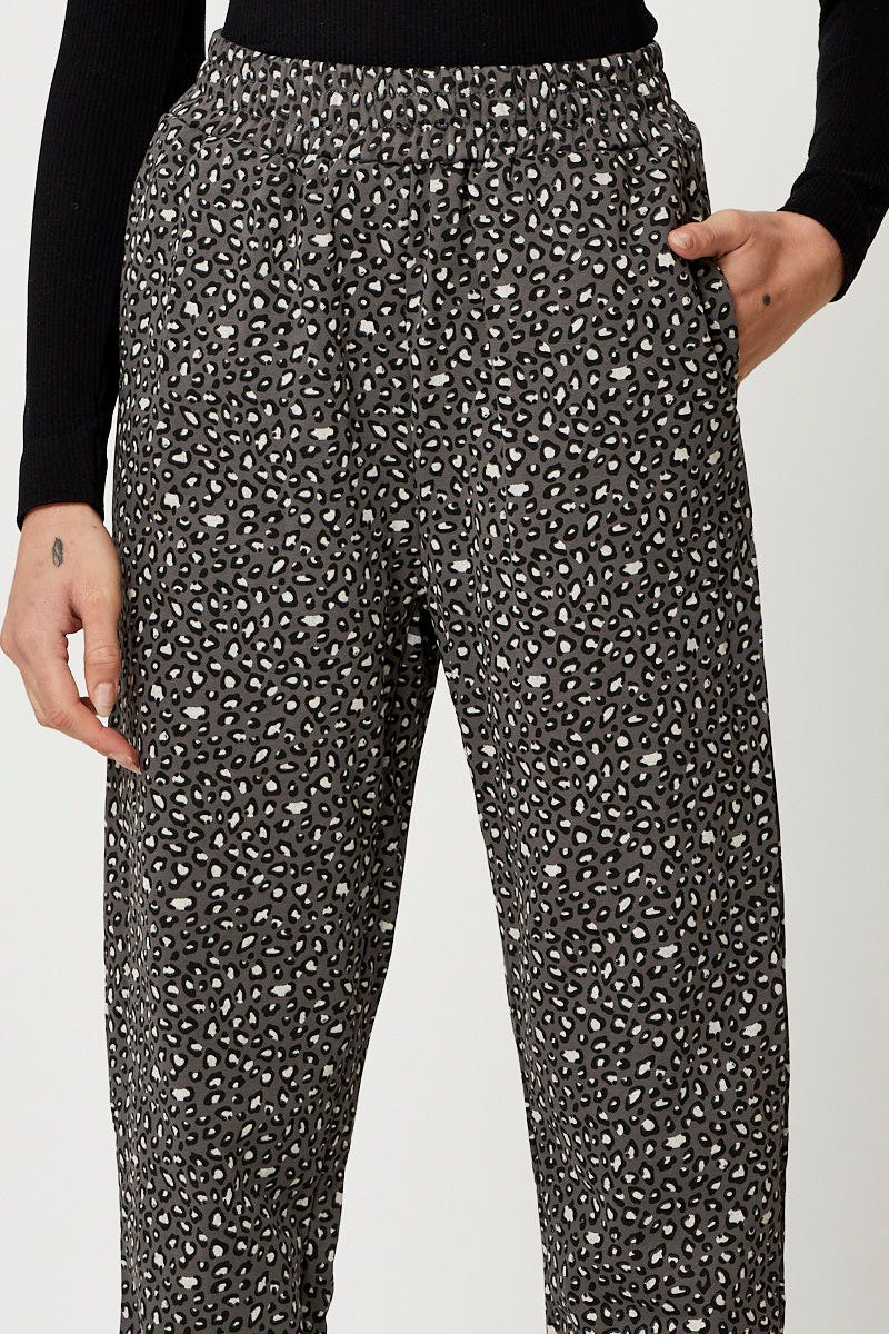Print Jogger Track Pants - Image 5